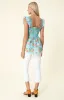 Wild Smocked Top sold by Hale Bob
