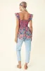 Wild Smocked Top sold by Hale Bob