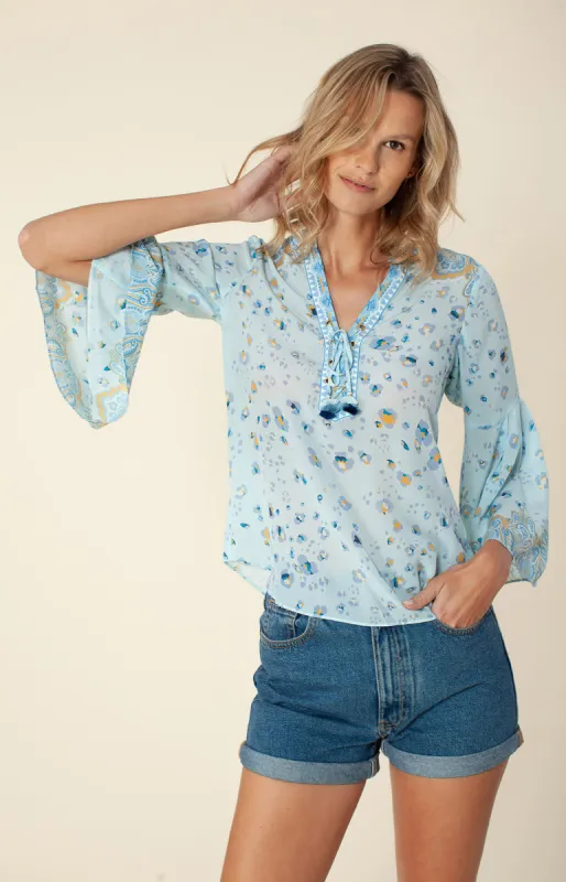 Elzbieta Silk Top sold by Hale Bob