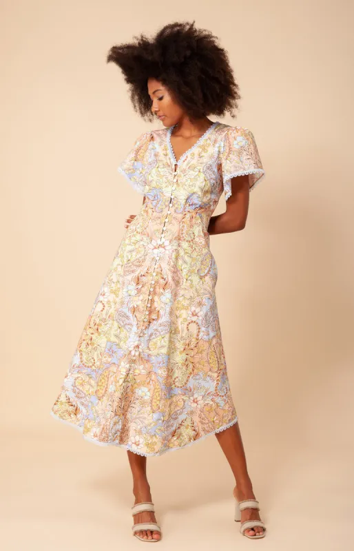 Desirae Washed Poplin Dress sold by Hale Bob