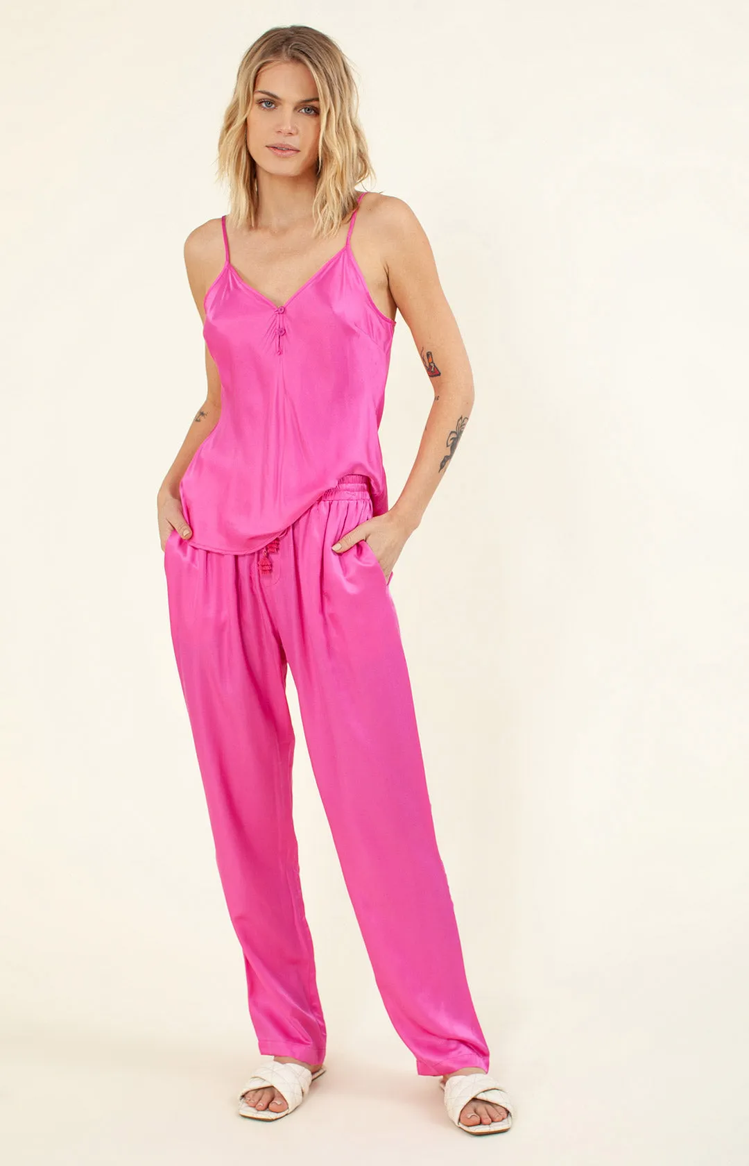 Ceres Solid Silk Pant sold by Hale Bob product image thumbnail 3
