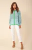 Gloria Silk Button Up Top sold by Hale Bob