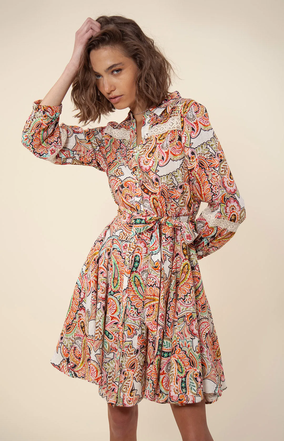 Keana Linen Dress sold by Hale Bob