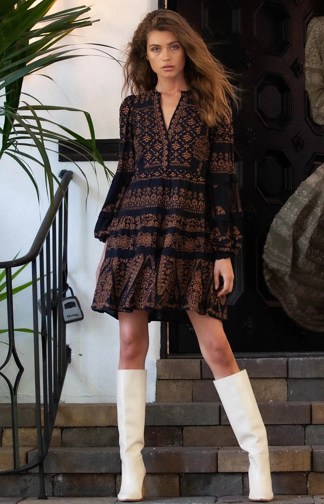 Adira Embroidered Dress sold by Hale Bob