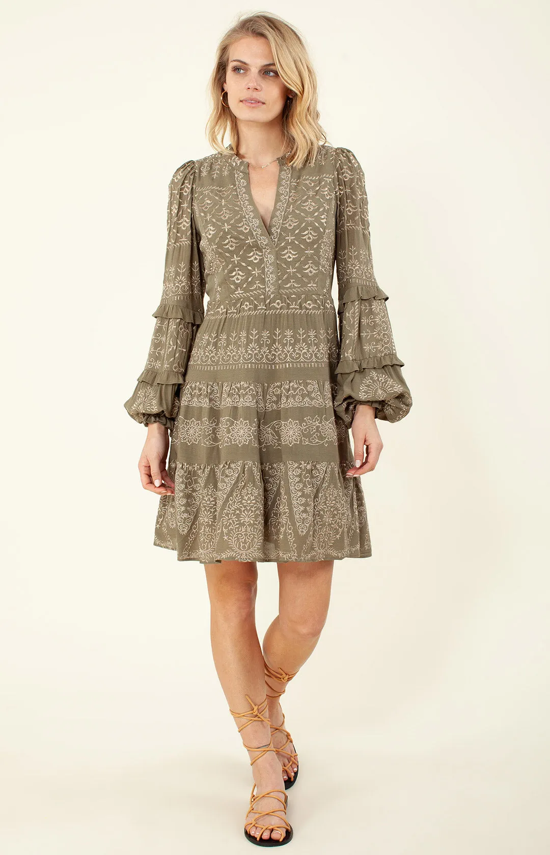 Adira Embroidered Dress sold by Hale Bob product image thumbnail 5