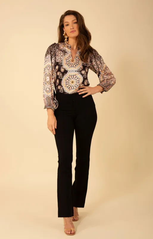 Raissa Pintuck Ponte Pant sold by Hale Bob