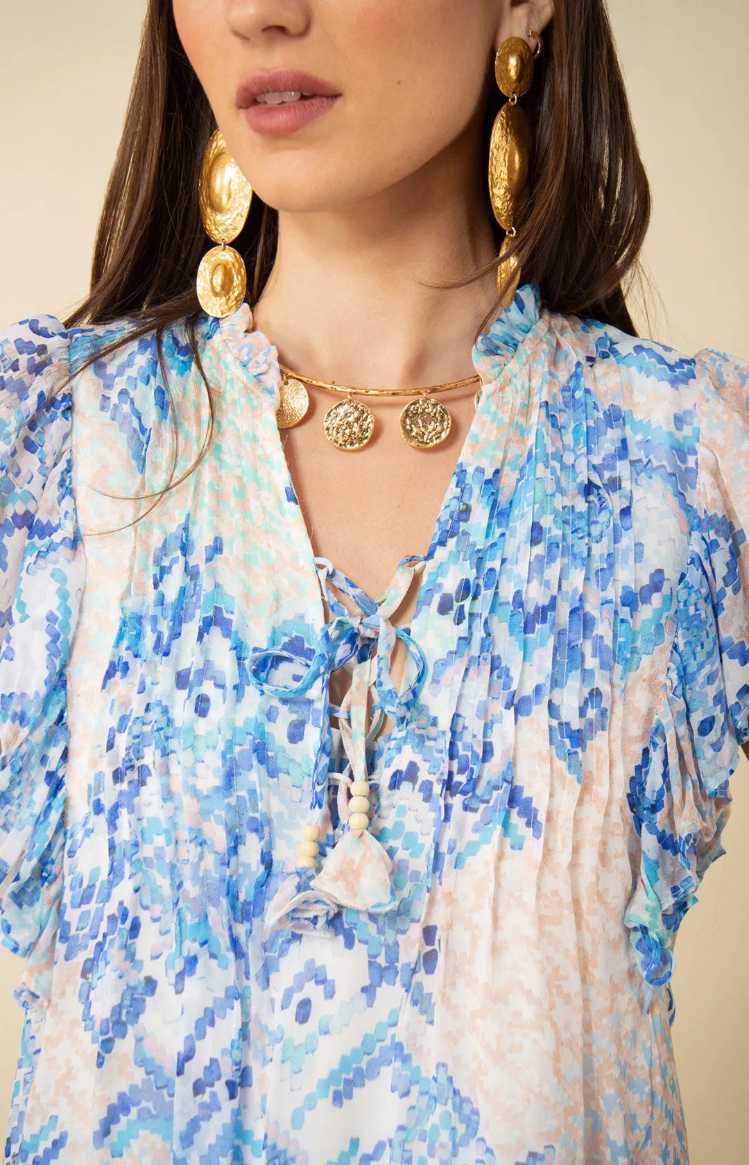 Hadley Pintuck Top sold by Hale Bob product image thumbnail 3