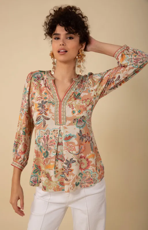 Miracle Jersey Top Beaded sold by Hale Bob