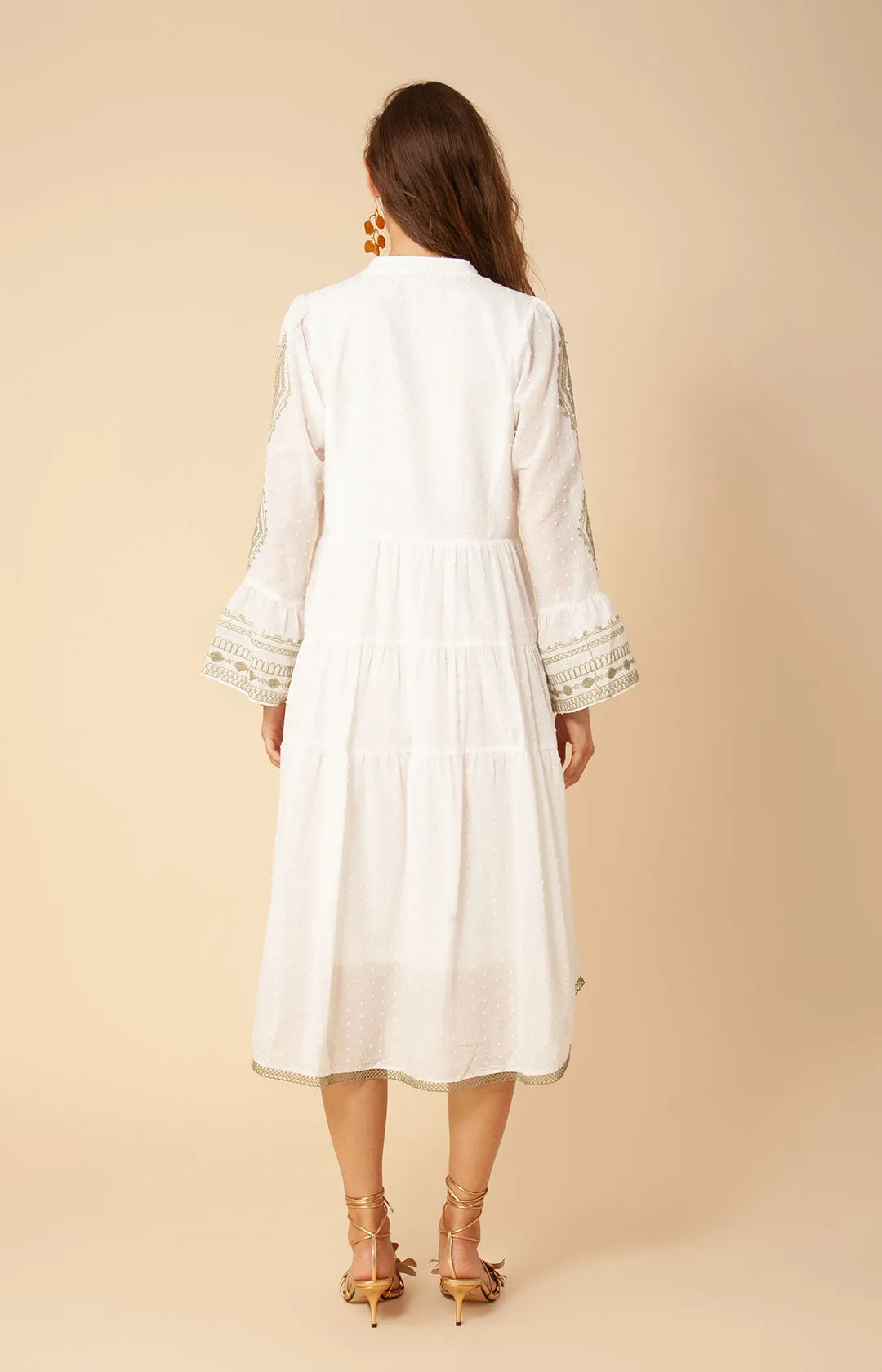 Tasha Embroidered Midi Dress sold by Hale Bob product image thumbnail 3