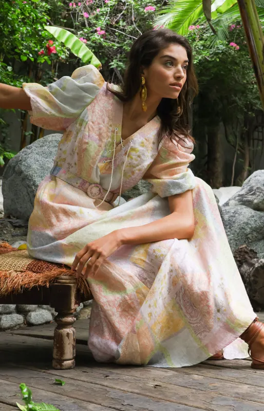 Arabella Linen Midi Dress sold by Hale Bob