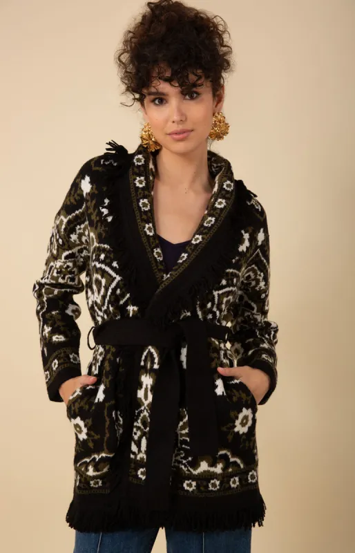 Cameron Jacquard Sweater sold by Hale Bob