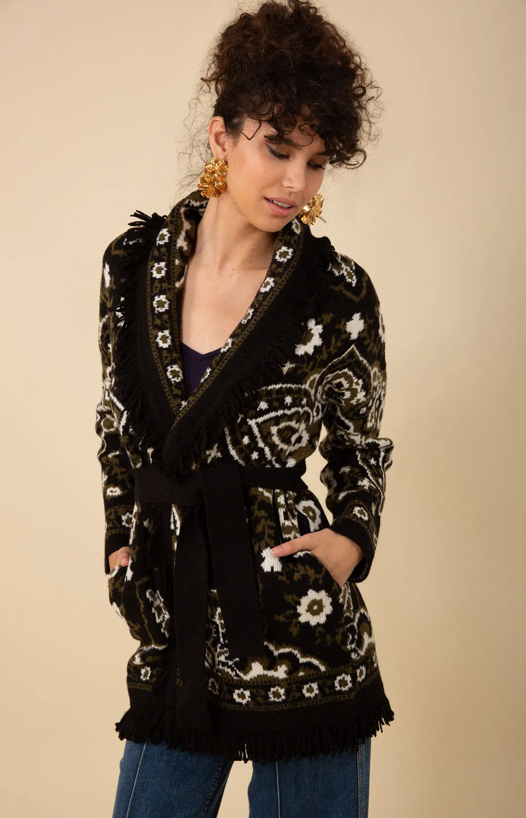 Cameron Jacquard Sweater sold by Hale Bob product image thumbnail 3