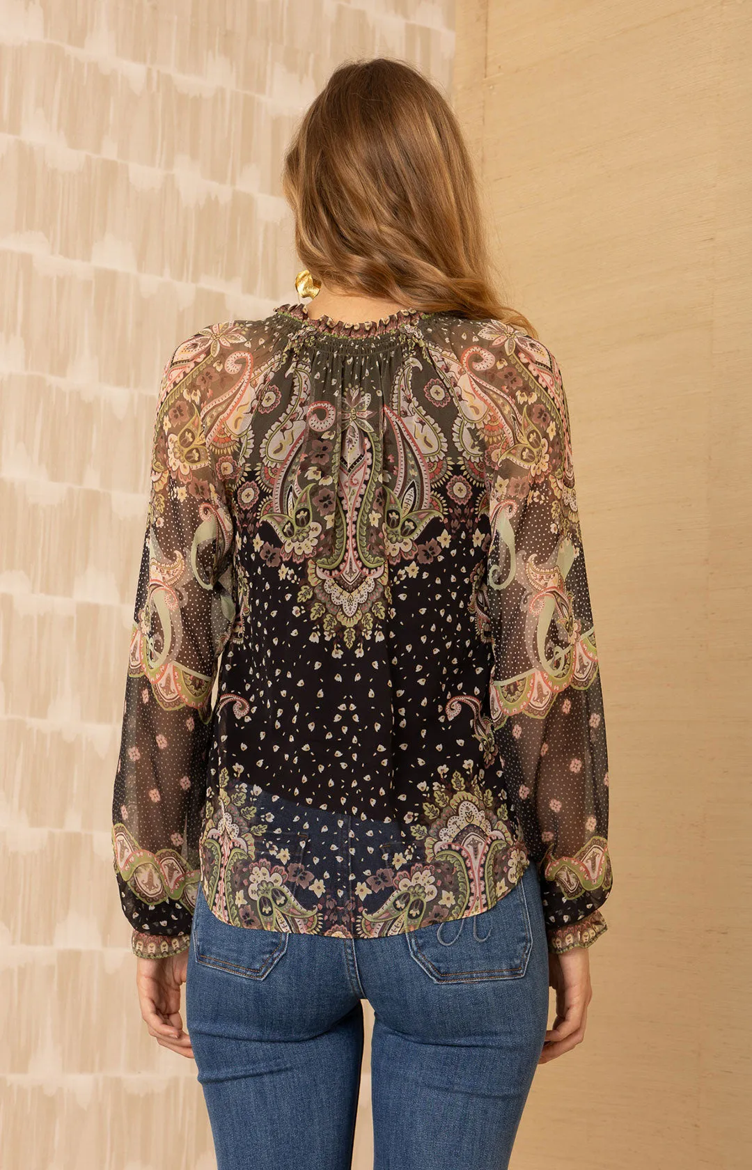 Sabrina Silk Top sold by Hale Bob product image thumbnail 2