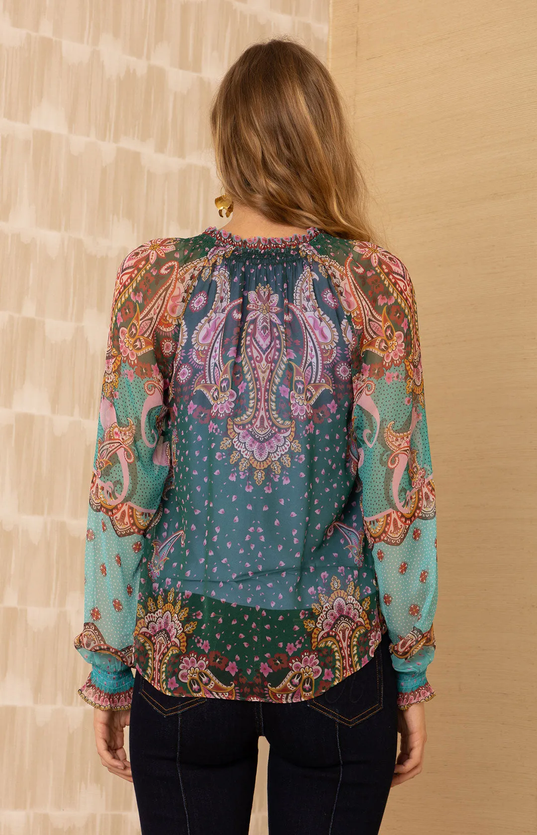 Sabrina Silk Top sold by Hale Bob product image thumbnail 5