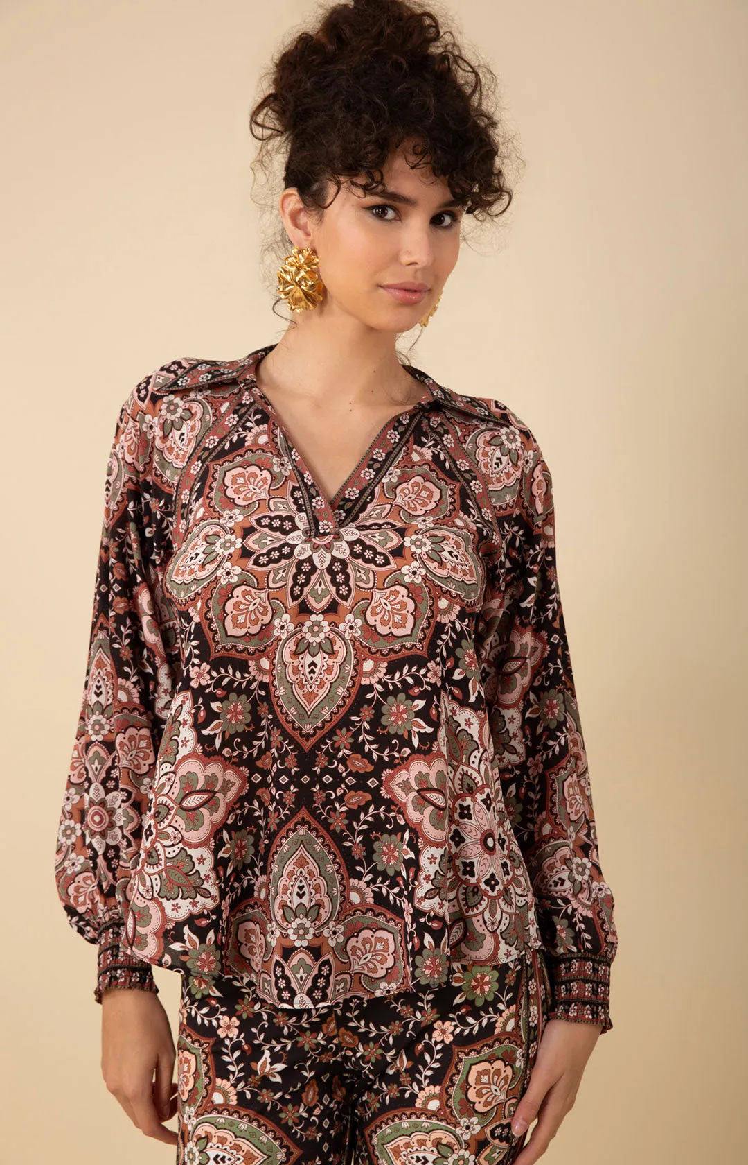 Braelynn Silk Top sold by Hale Bob