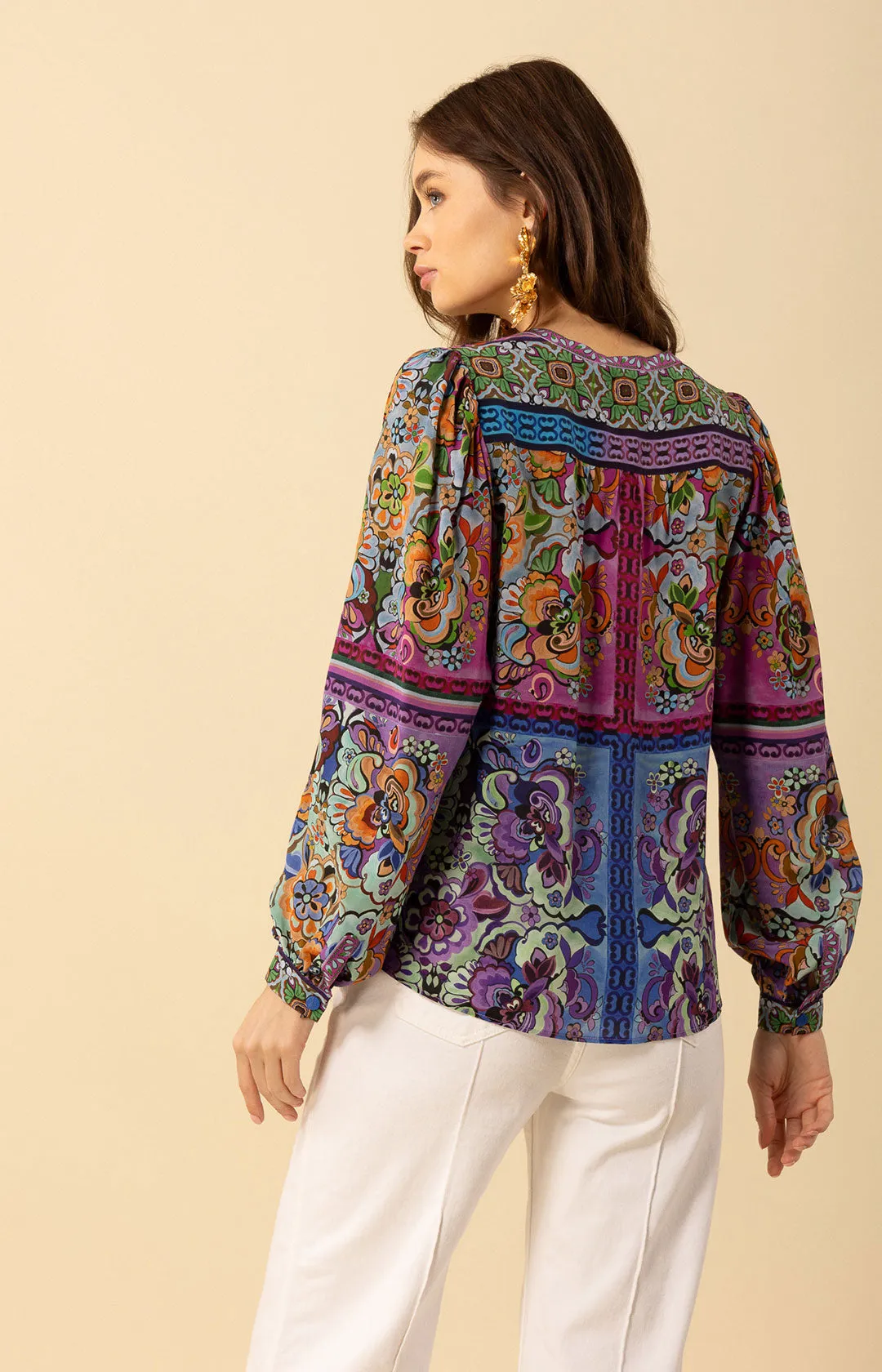 Mira Silk Top sold by Hale Bob product image thumbnail 2