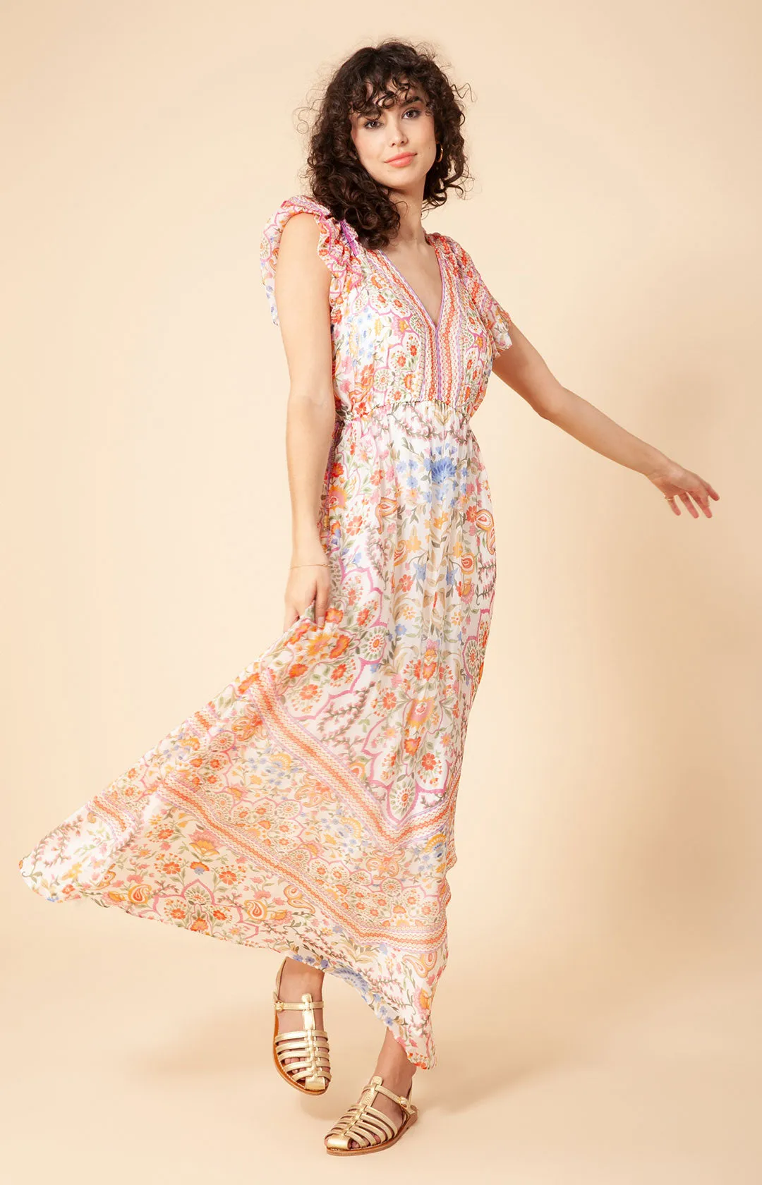 Marlee Chiffon Maxi Dress sold by Hale Bob