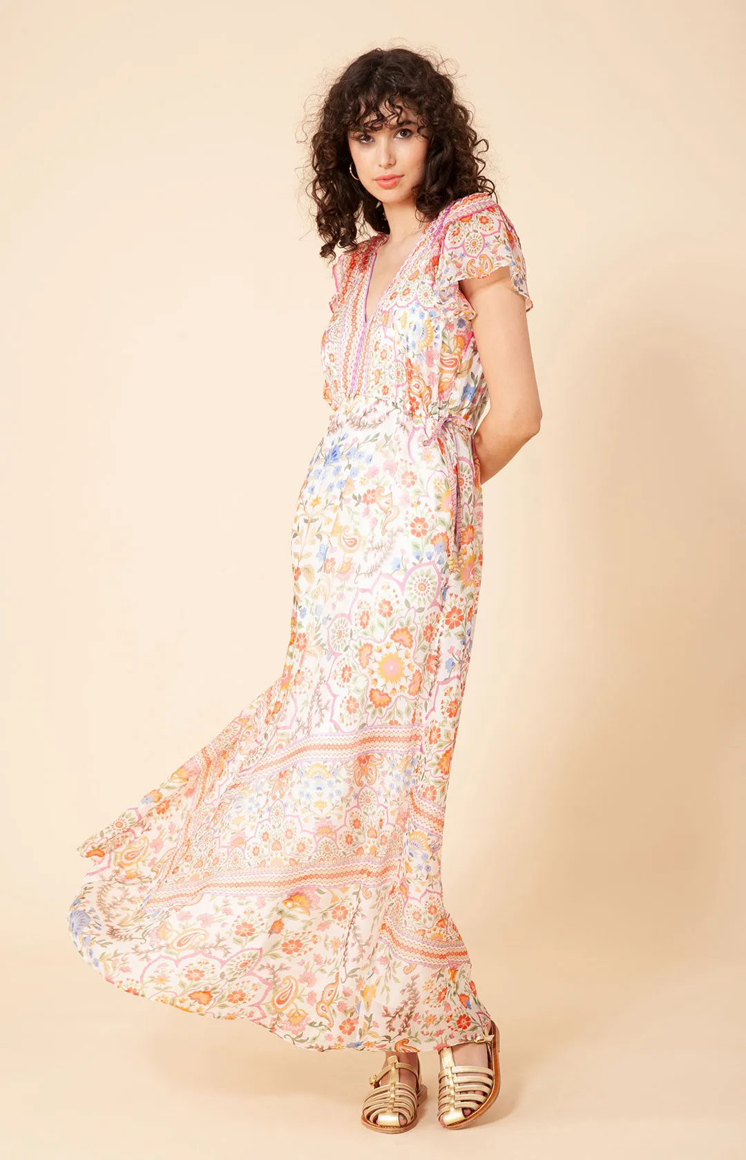 Marlee Chiffon Maxi Dress sold by Hale Bob product image thumbnail 4