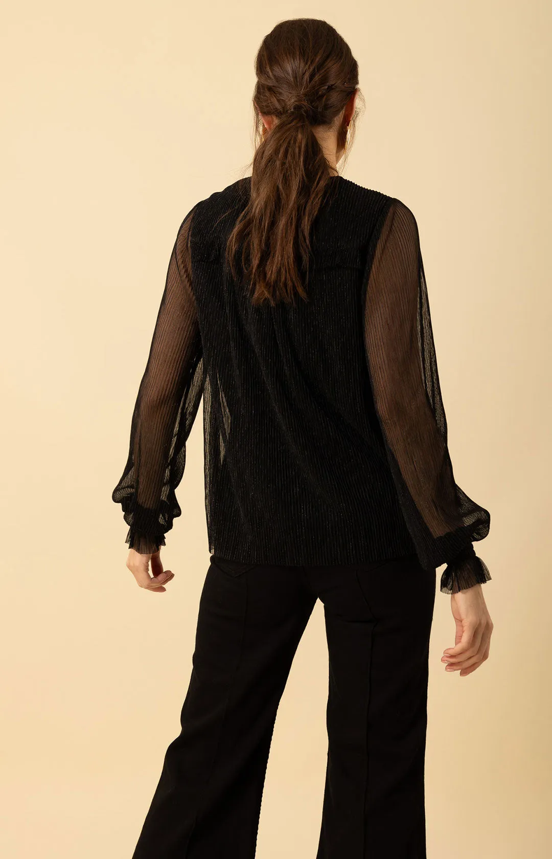 Jazlyn Crinkle Lurex Top sold by Hale Bob product image thumbnail 2