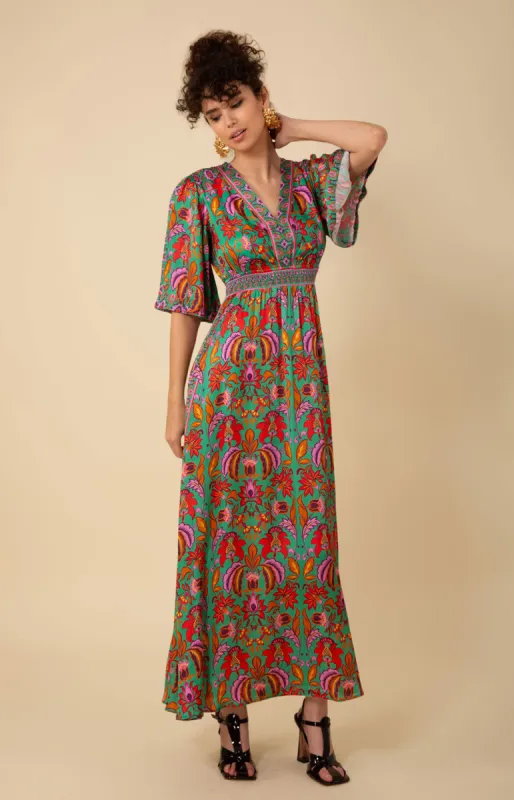 Felicity Charmeuse Maxi Dress sold by Hale Bob