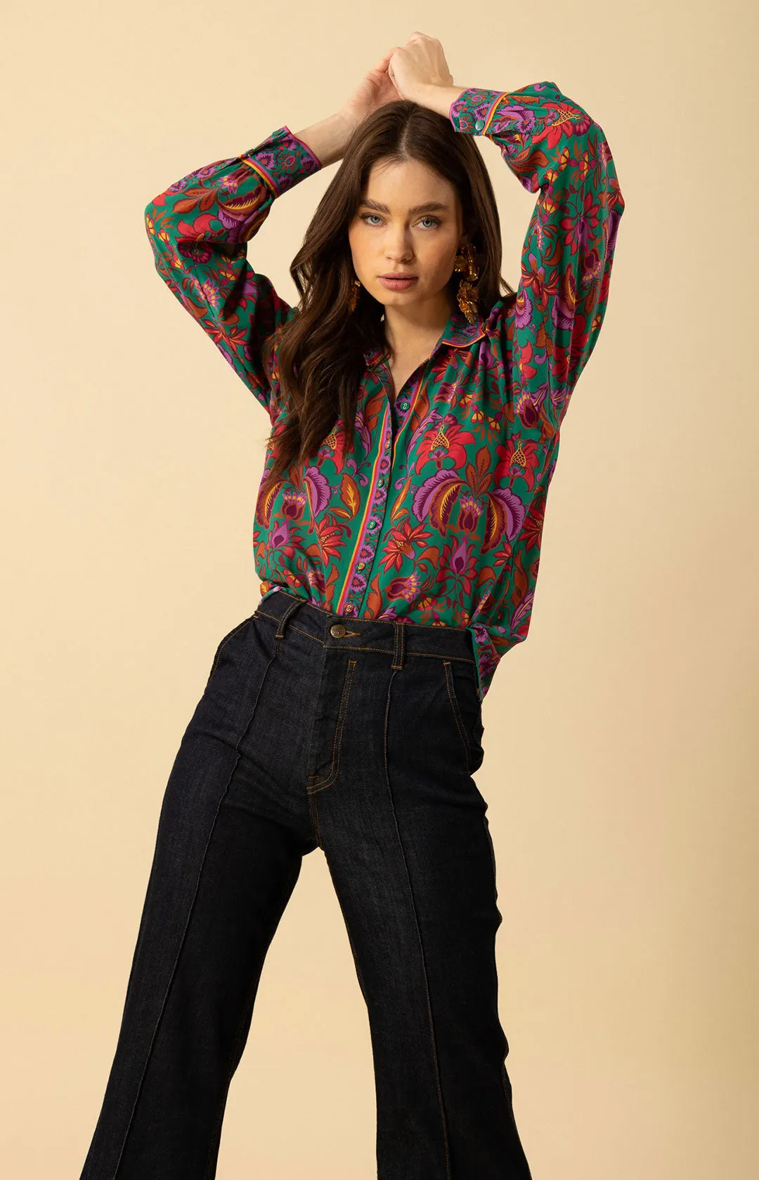 Paris Silk Top sold by Hale Bob product image thumbnail 4