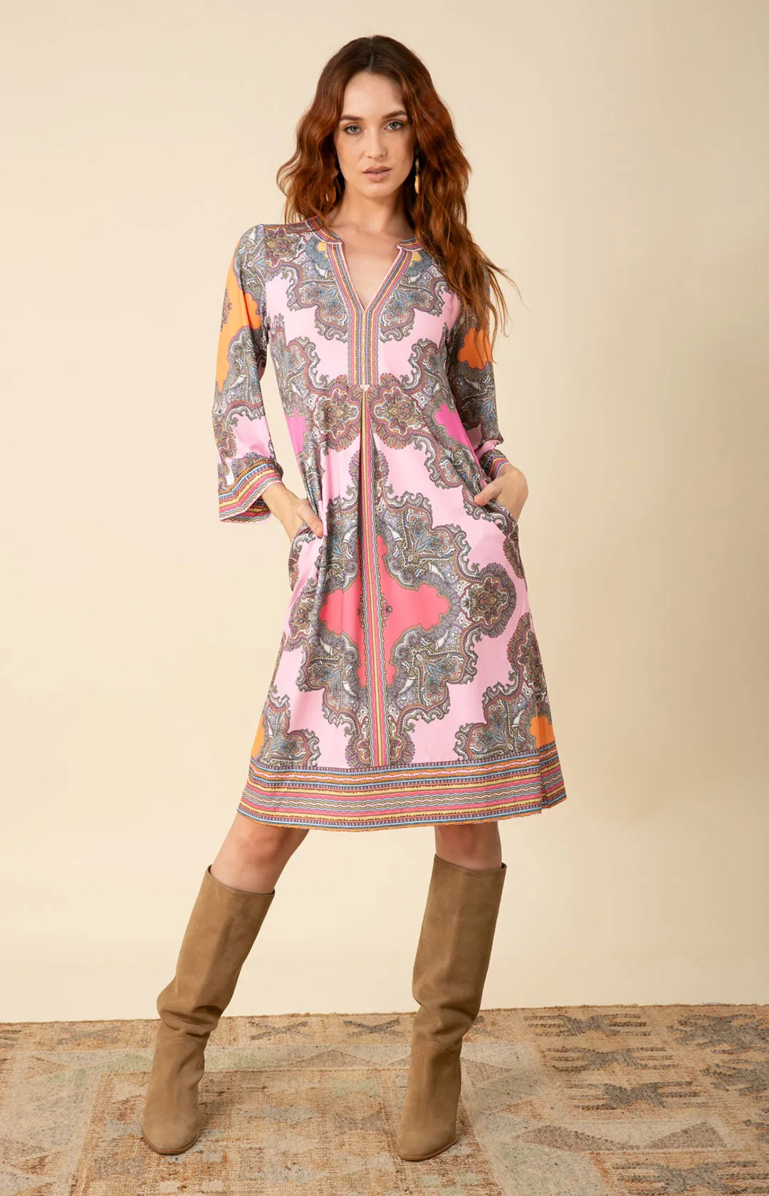 Amiyah Jersey Dress Long sold by Hale Bob product image thumbnail 4