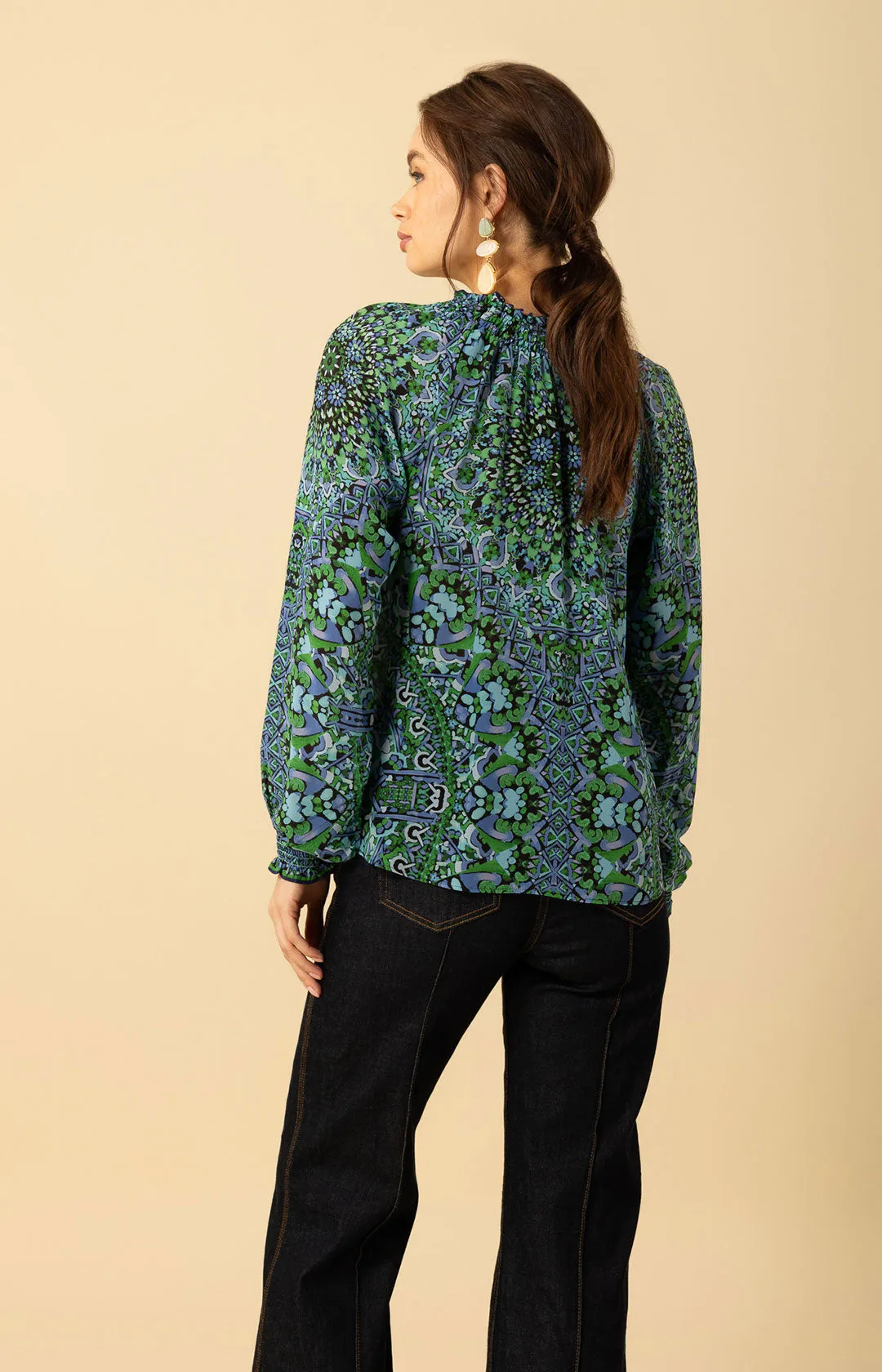 Wrenley Silk Top sold by Hale Bob product image thumbnail 2