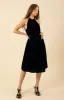 Meadow Halter Velvet Dress sold by Hale Bob