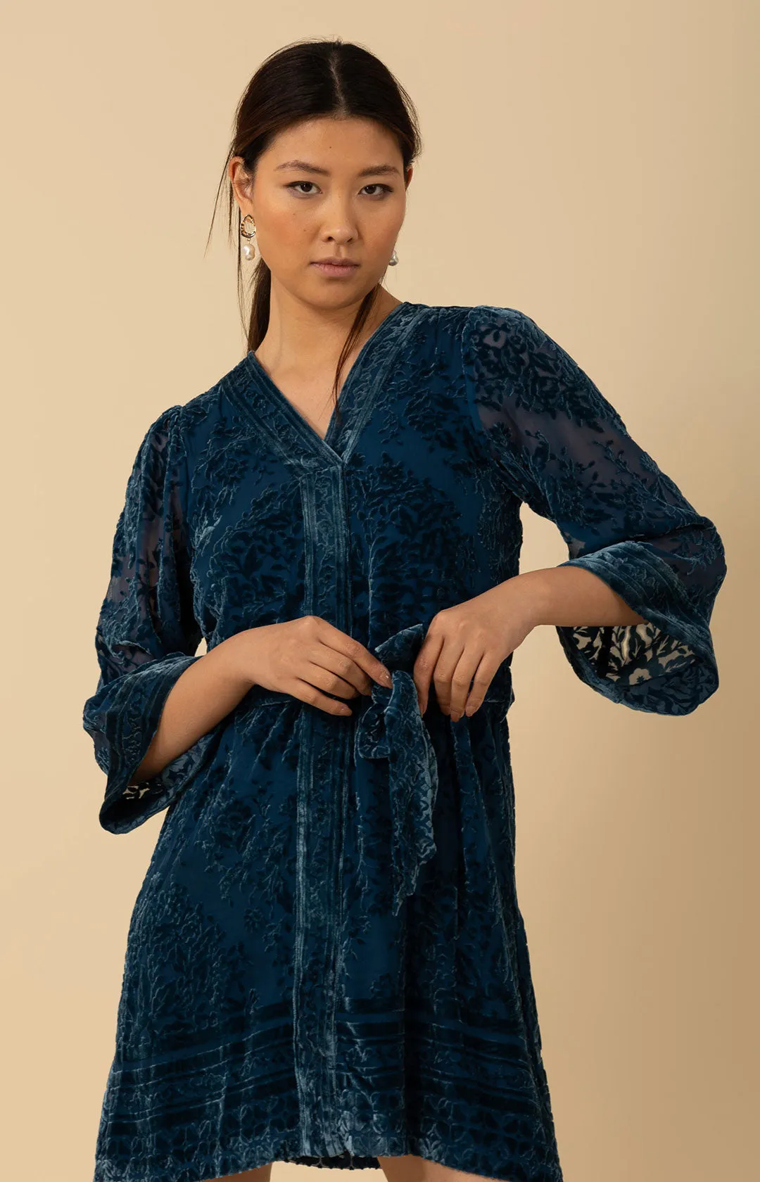 Helena Solid Dress sold by Hale Bob product image thumbnail 3