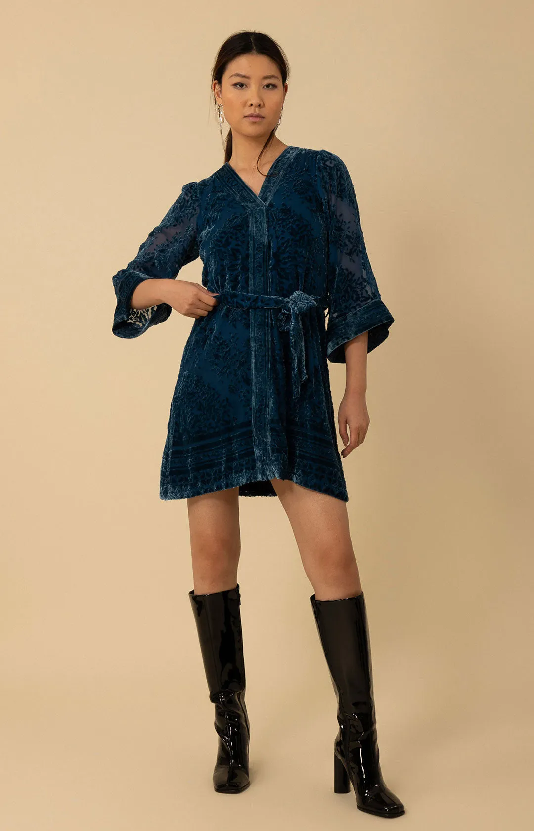 Helena Solid Dress sold by Hale Bob