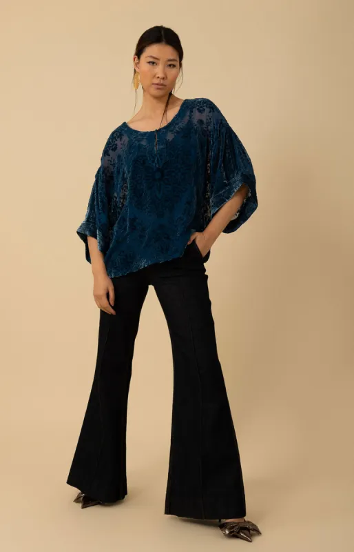 Briar Velvet Burnout Solid Top sold by Hale Bob