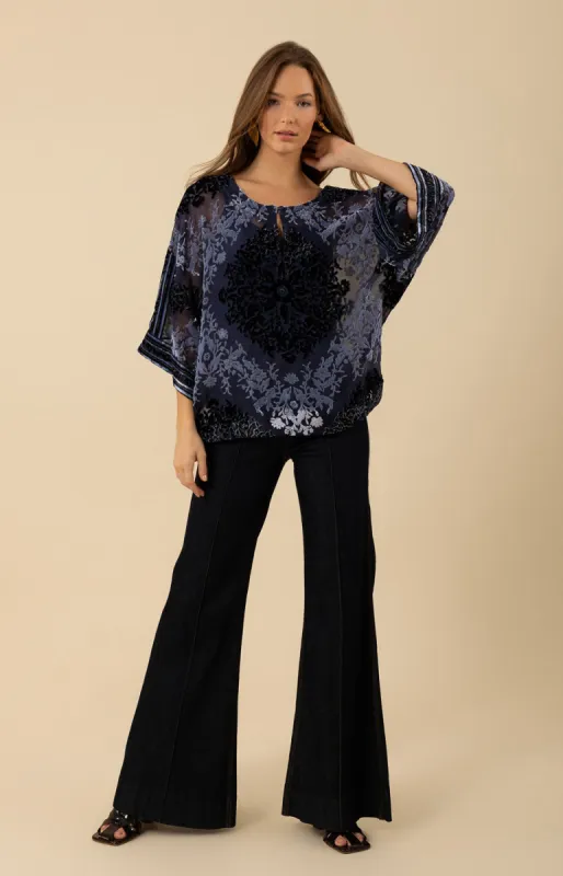 Briar Velvet Burnout Top sold by Hale Bob