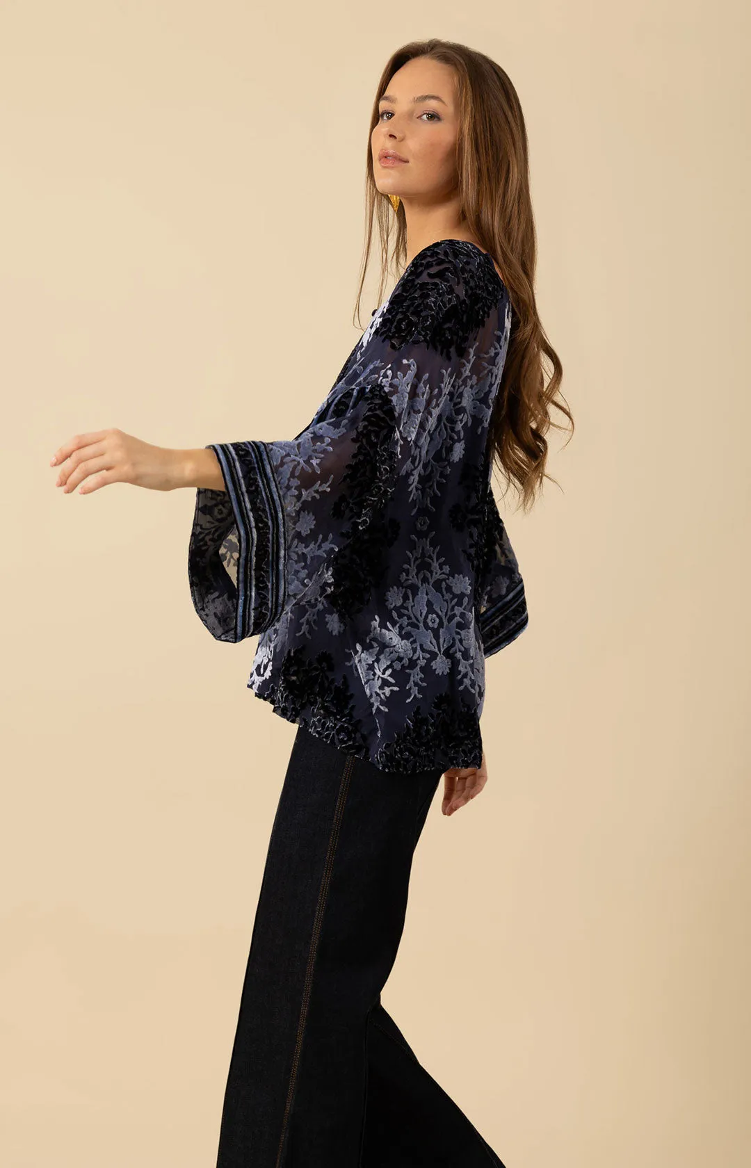 Briar Velvet Burnout Top sold by Hale Bob product image thumbnail 4