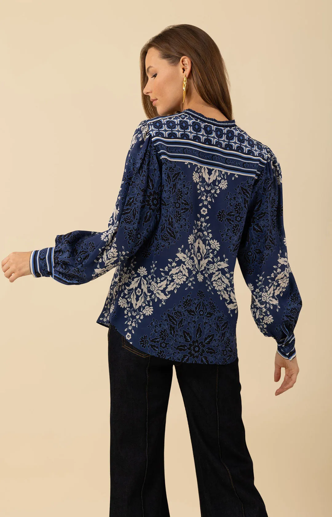Mylah Silk Top sold by Hale Bob product image thumbnail 2