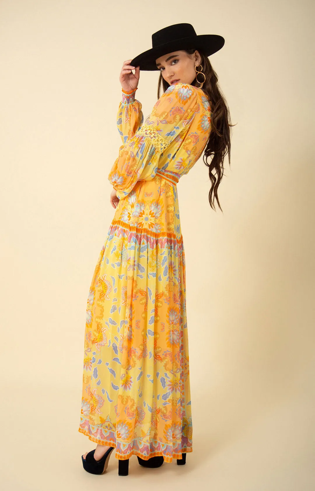 Sophie Georgette Maxi sold by Hale Bob product image thumbnail 4