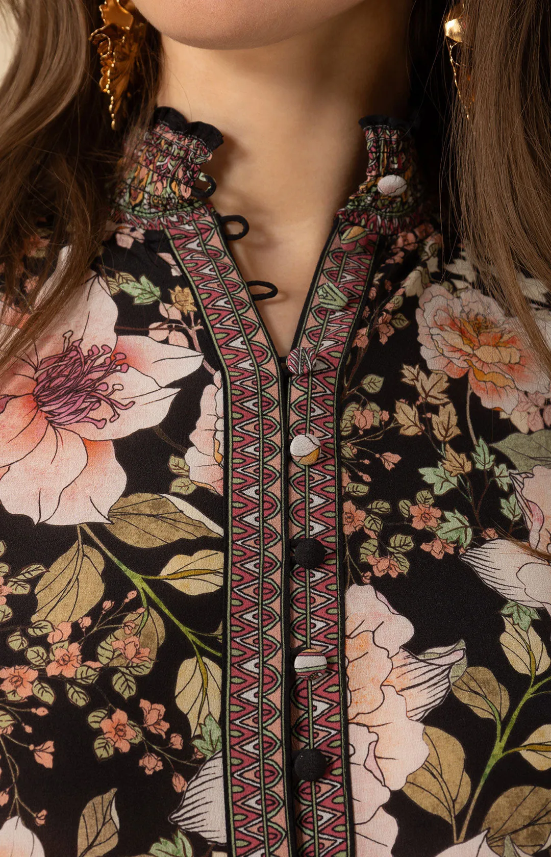 Hanna Silk Top sold by Hale Bob product image thumbnail 4