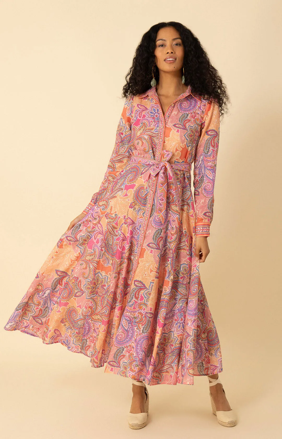 Clementine Linen Maxi Dress sold by Hale Bob product image thumbnail 2