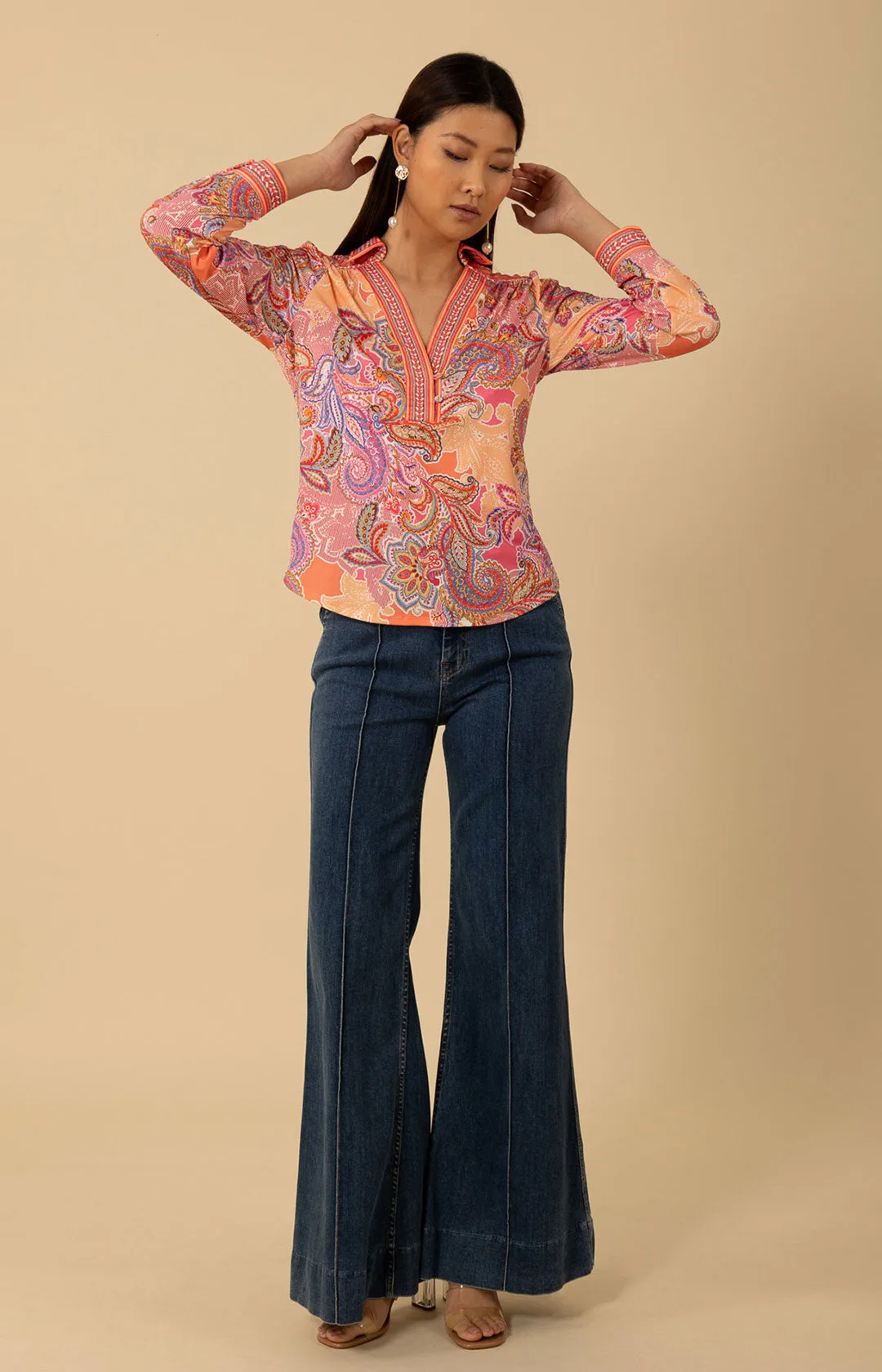 Anya Jersey Top sold by Hale Bob product image thumbnail 3