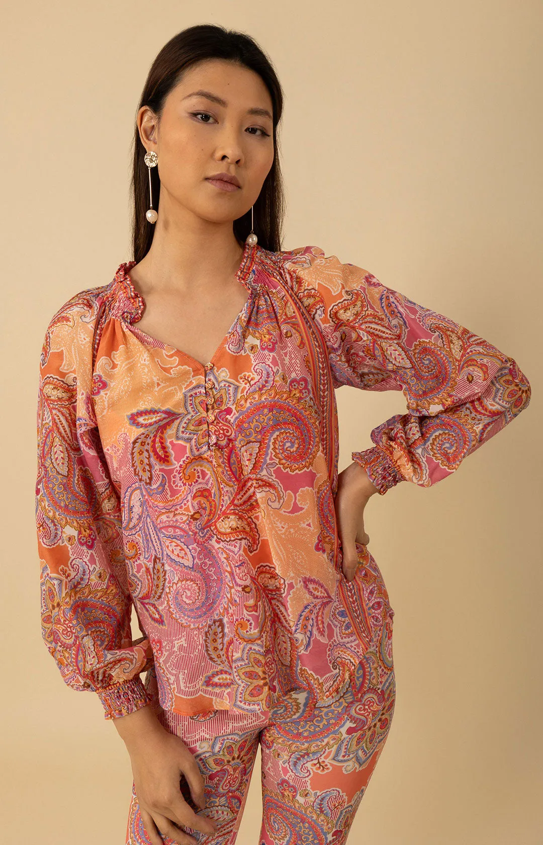 Mallory Voile Top sold by Hale Bob