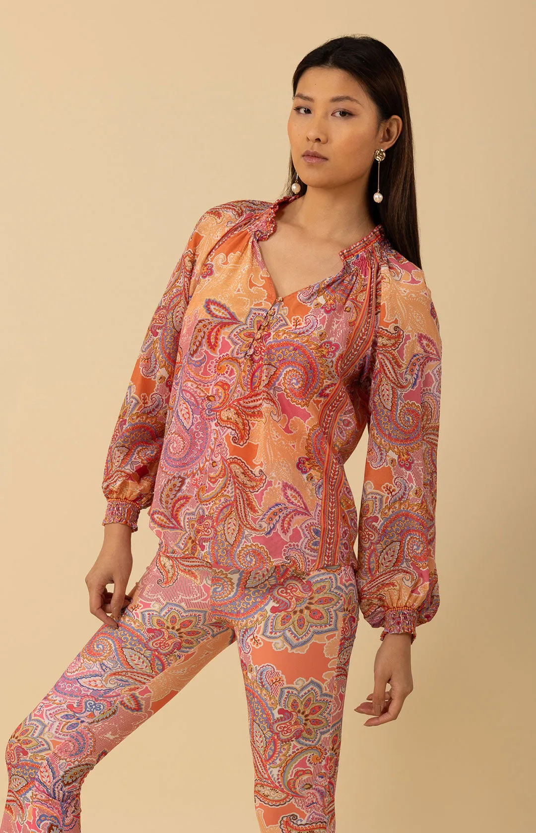 Mallory Voile Top sold by Hale Bob product image thumbnail 3