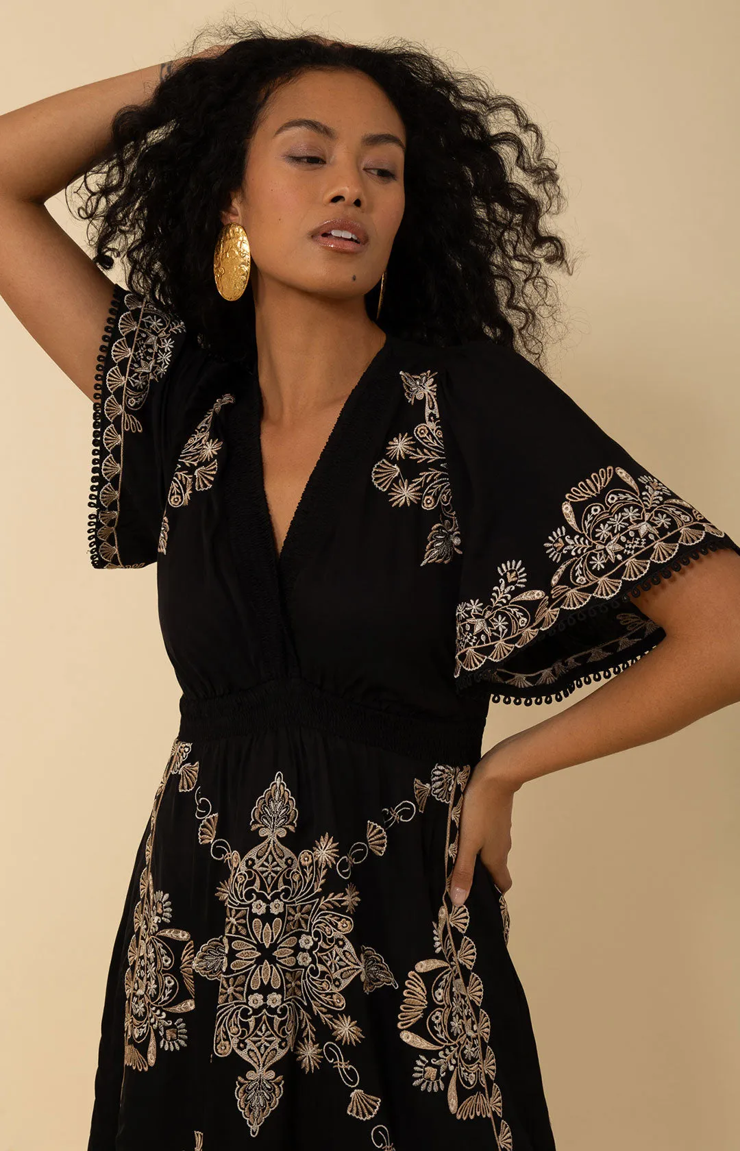 Elora Embroidered Dress sold by Hale Bob product image thumbnail 3