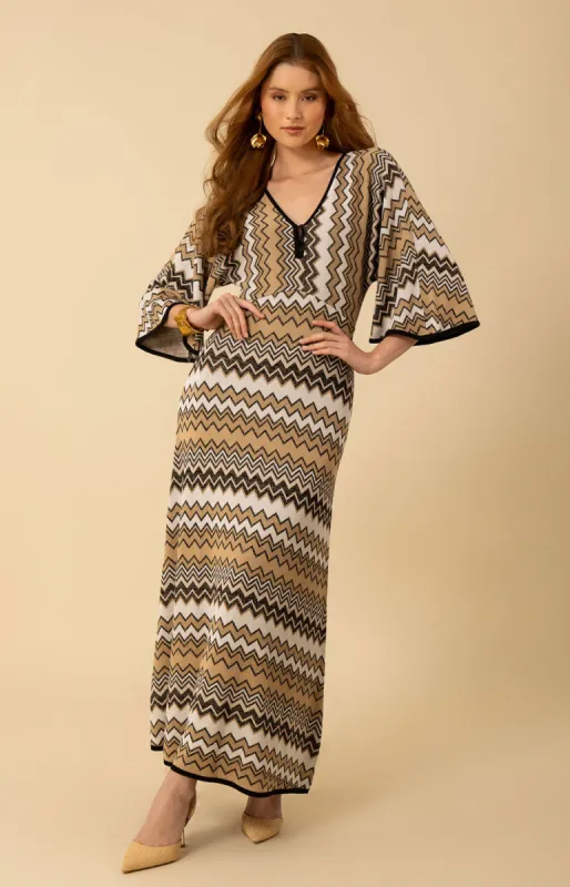 Ariya Lurex Maxi Dress sold by Hale Bob