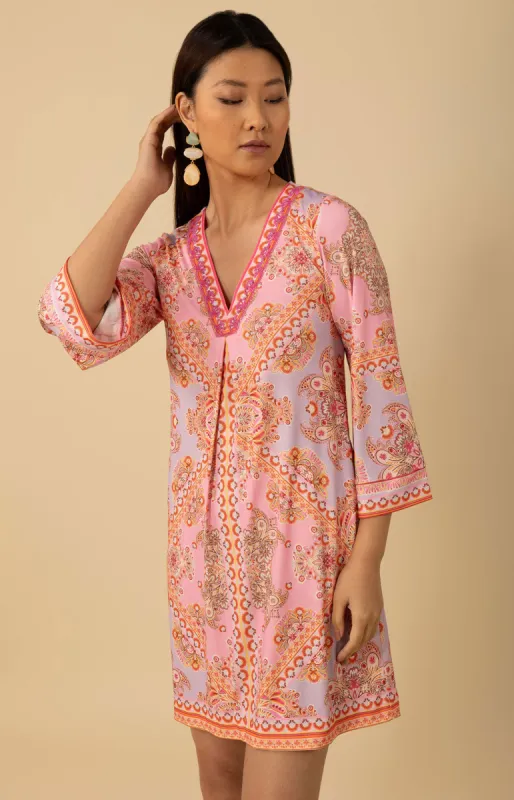 Zariah Jersey Beaded Dress sold by Hale Bob