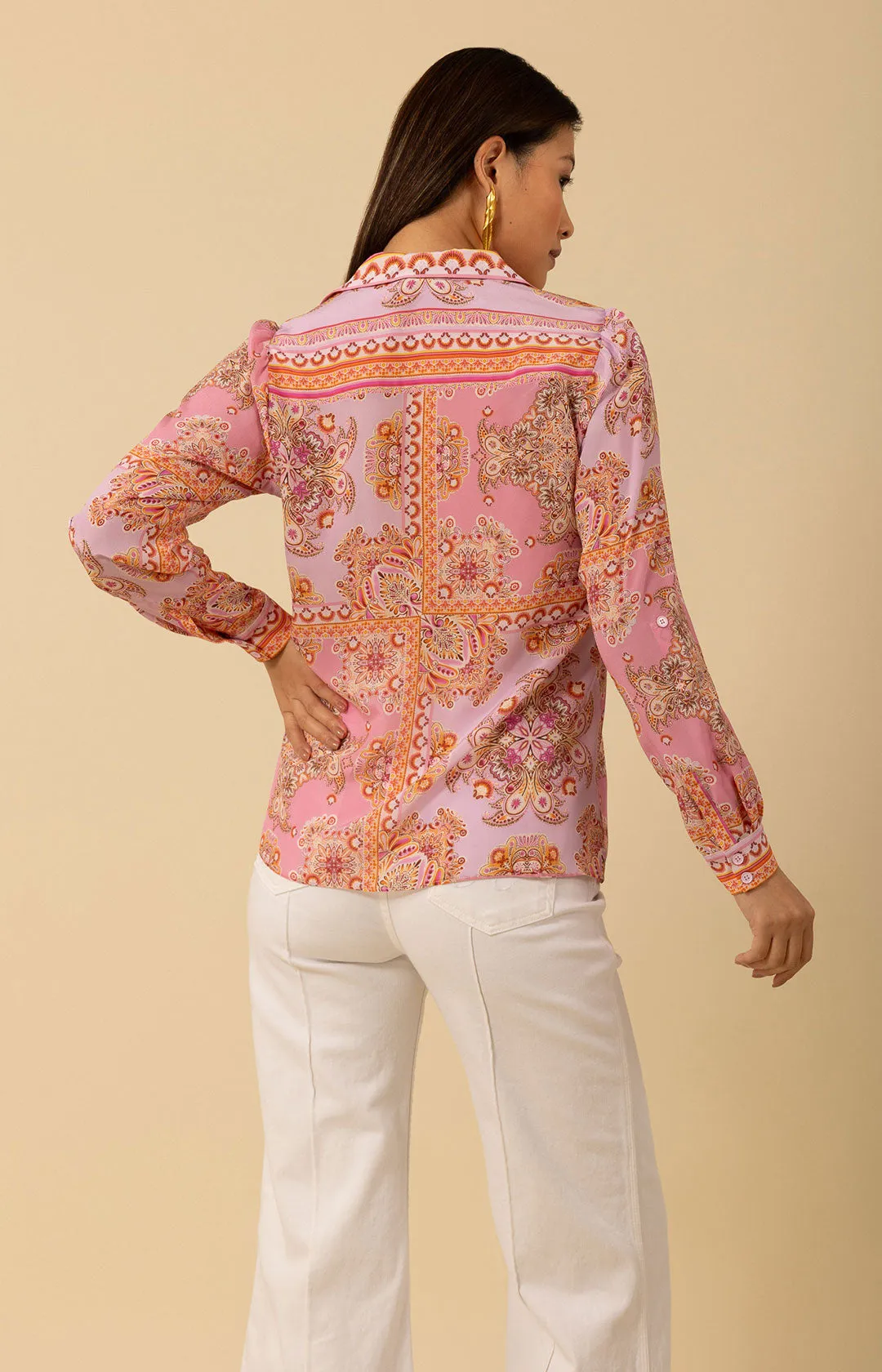 Madilynn Silk Blouse sold by Hale Bob product image thumbnail 2