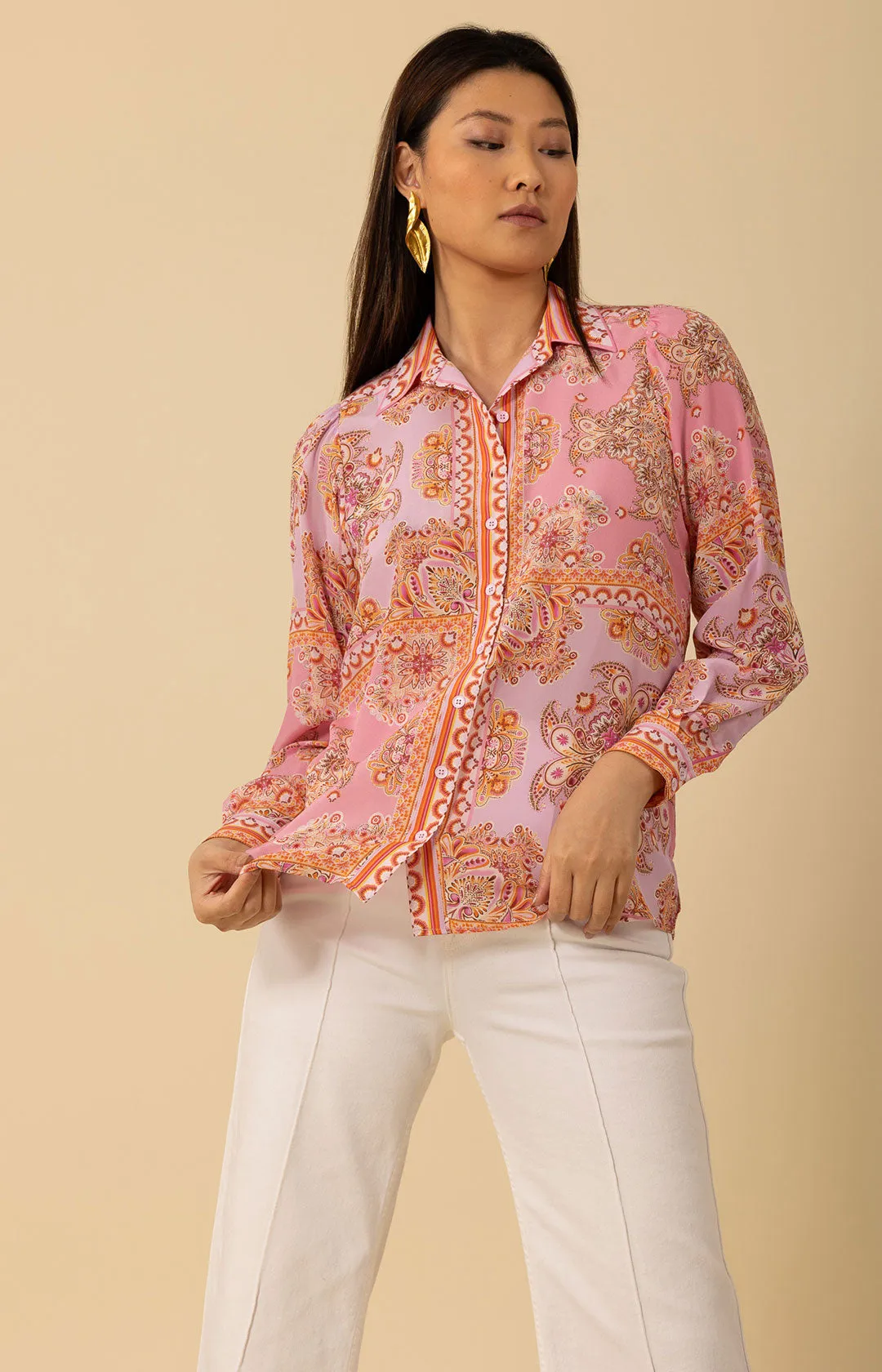 Madilynn Silk Blouse sold by Hale Bob