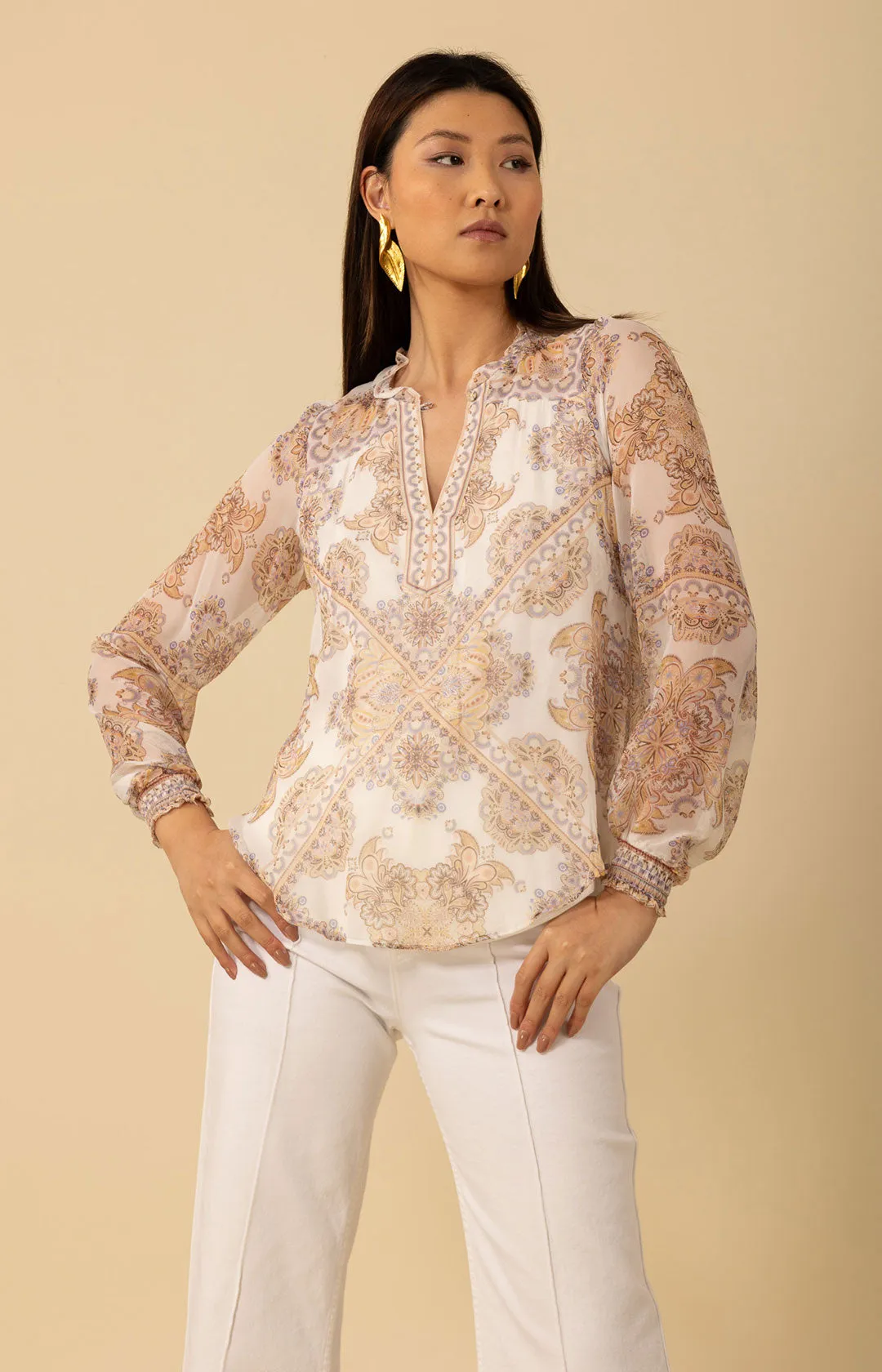 Renata Silk Top sold by Hale Bob product image thumbnail 5
