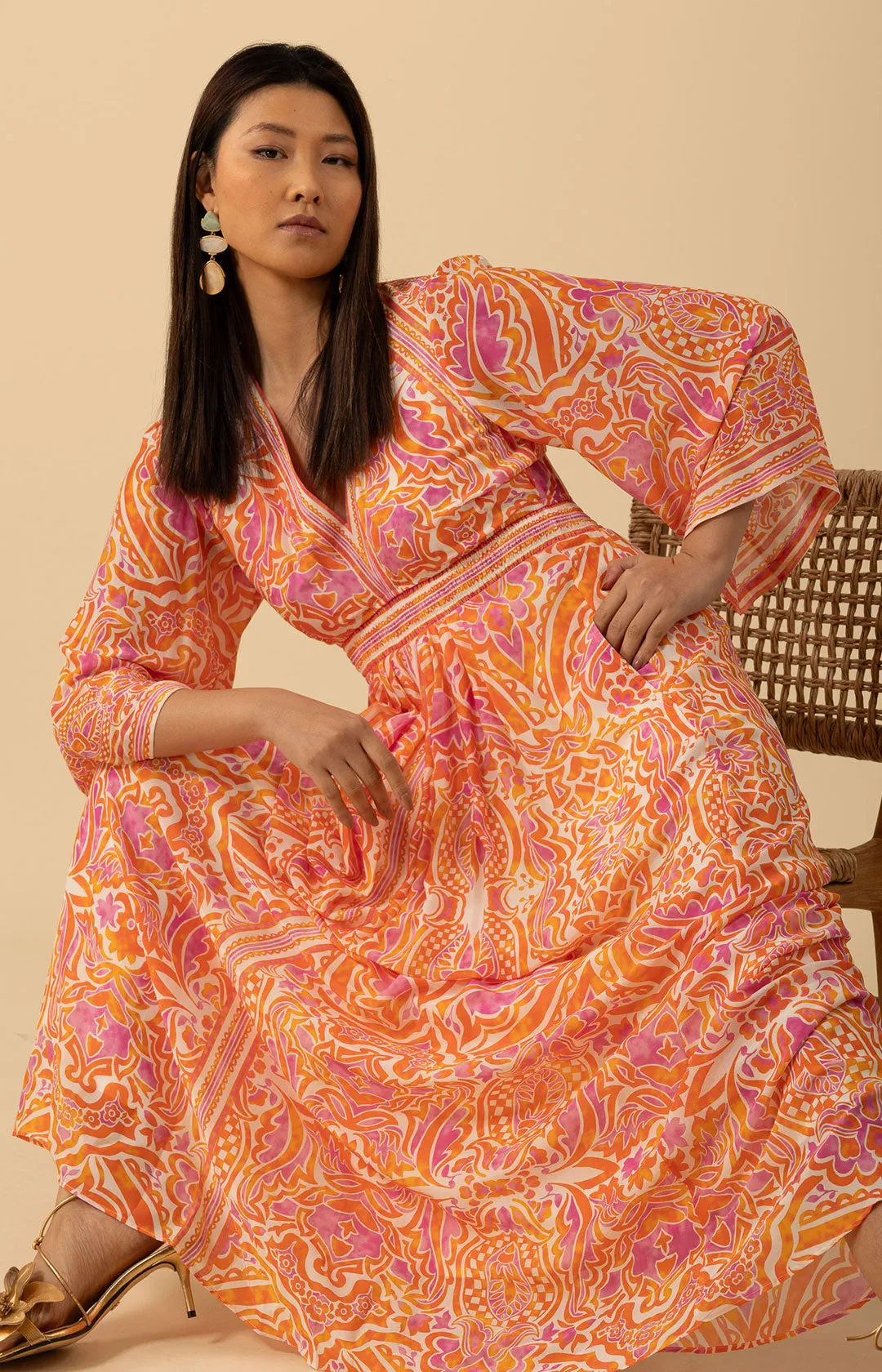 Abby Maxi Dress sold by Hale Bob product image thumbnail 3