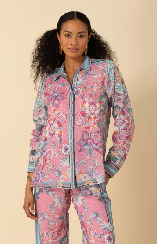 Nia Linen Top sold by Hale Bob