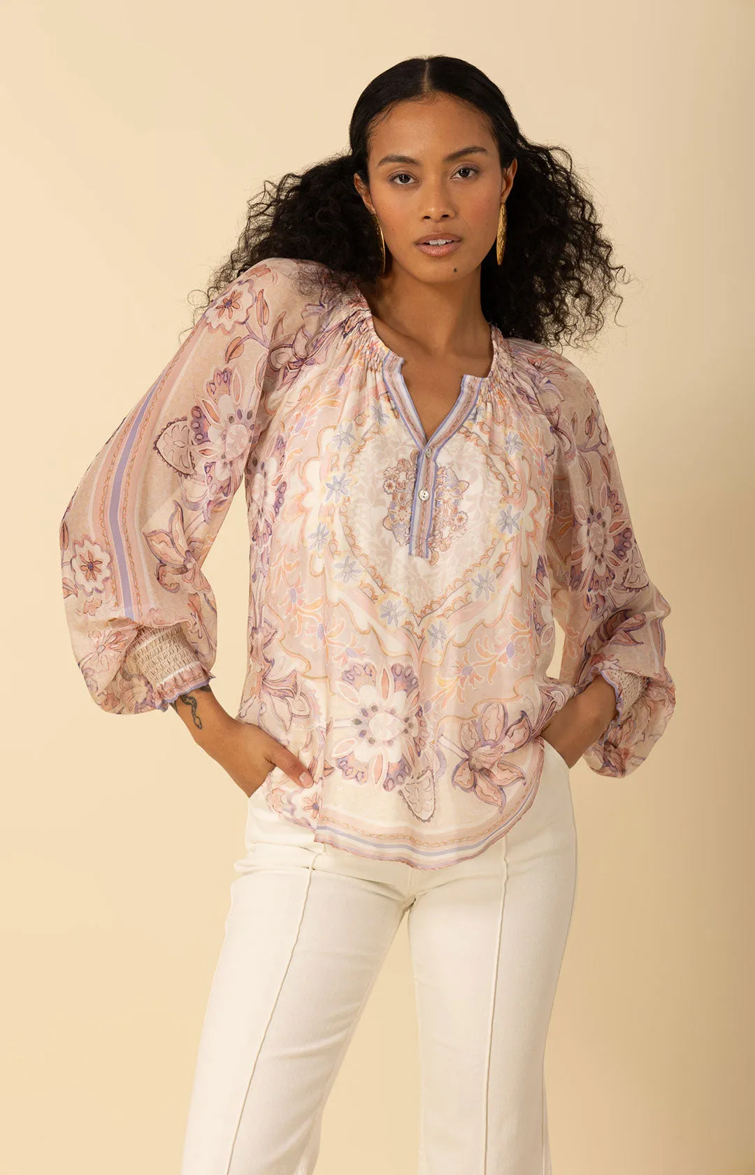 Michaela Chiffon Top sold by Hale Bob product image thumbnail 5