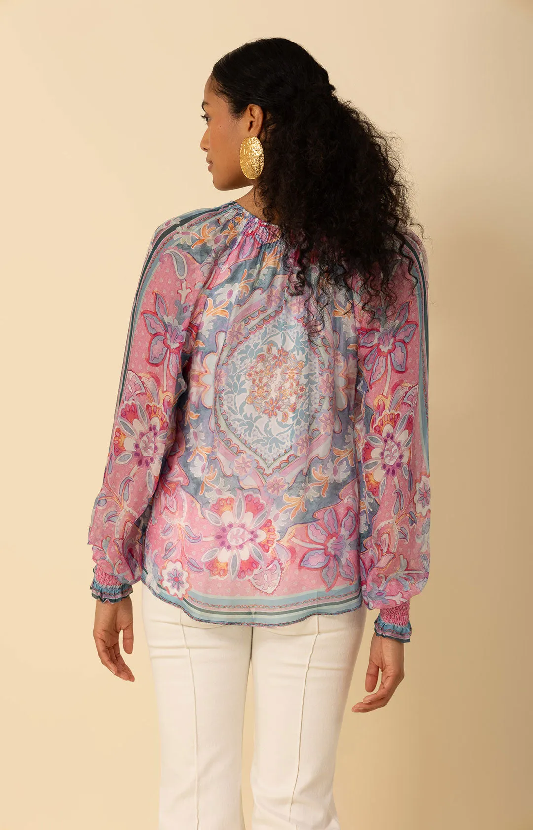 Michaela Chiffon Top sold by Hale Bob product image thumbnail 2